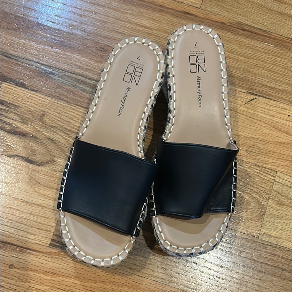 NOBO Black Women's Slide Sandals